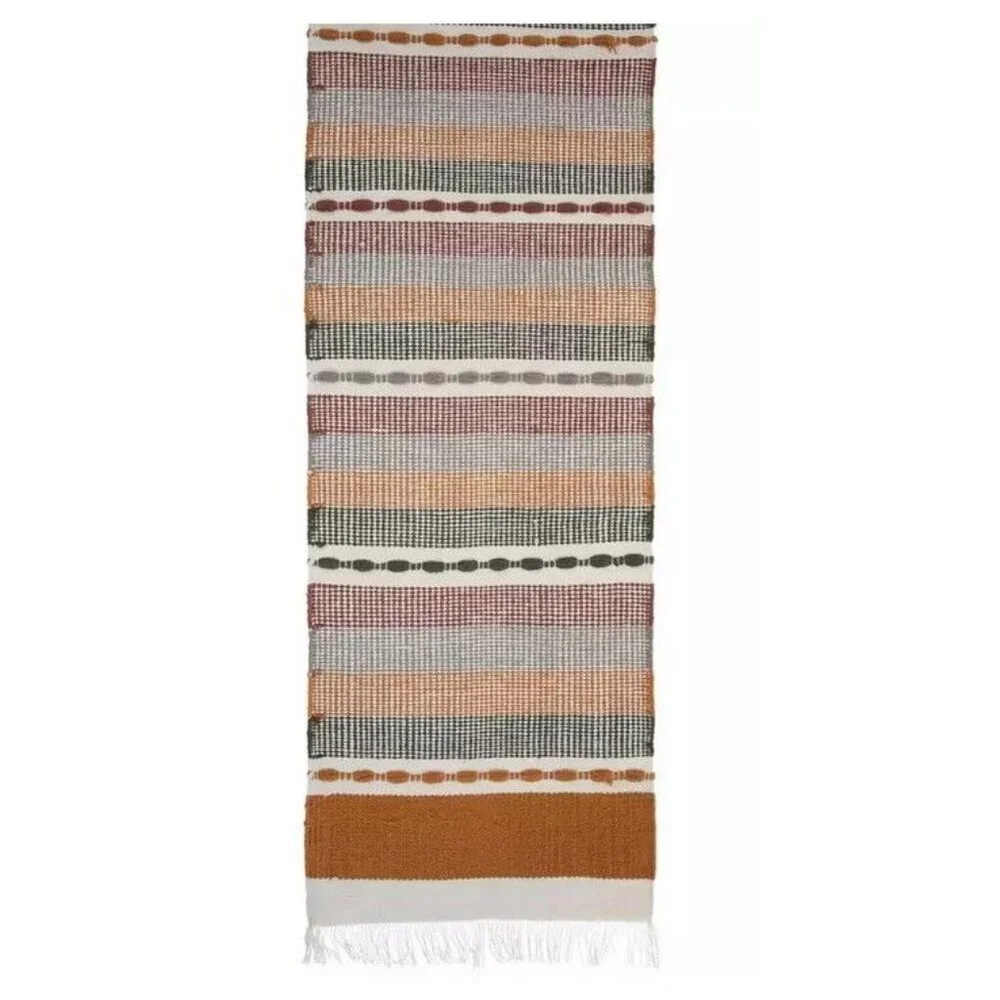 Fabric Printed Cotton Table Runner & 4 Placemats Boho Cottagecore MULTICOLOR NWT - Picture 5 of 5